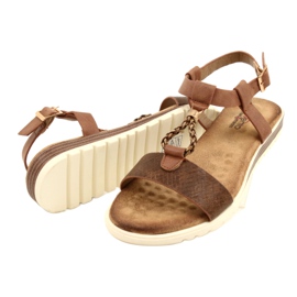 Sandali da donna Evento marroni 21SD14-3545 marrone 3