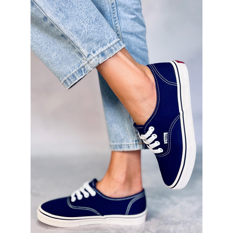 Sneakers Aura DK.BLUE da donna blu navy 2
