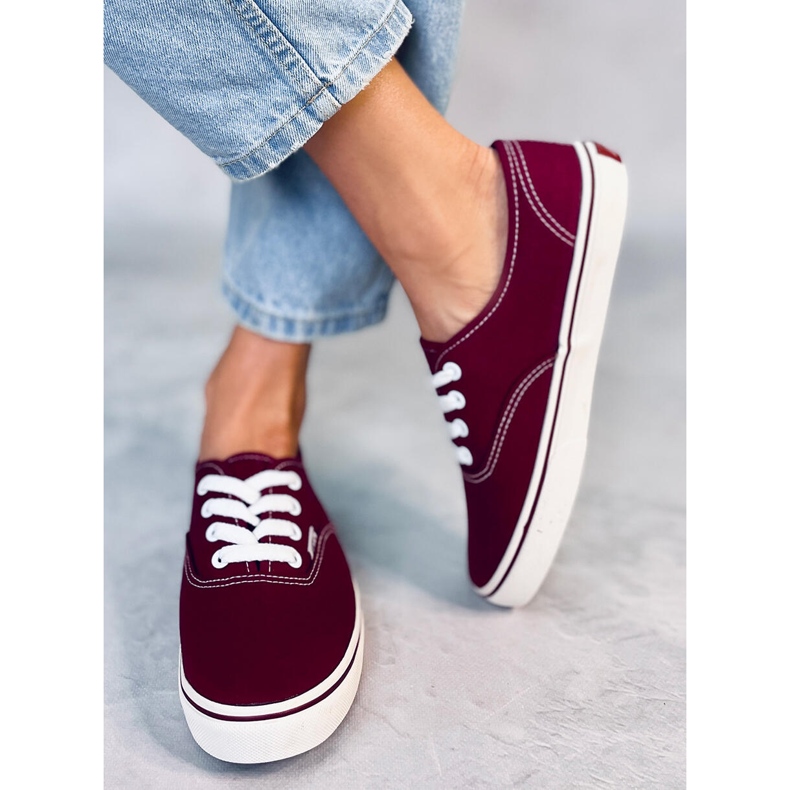 Sneakers Aura Wine da donna rosso 1