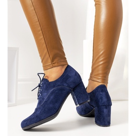 Stivaletti blu navy sul palo Bird 2