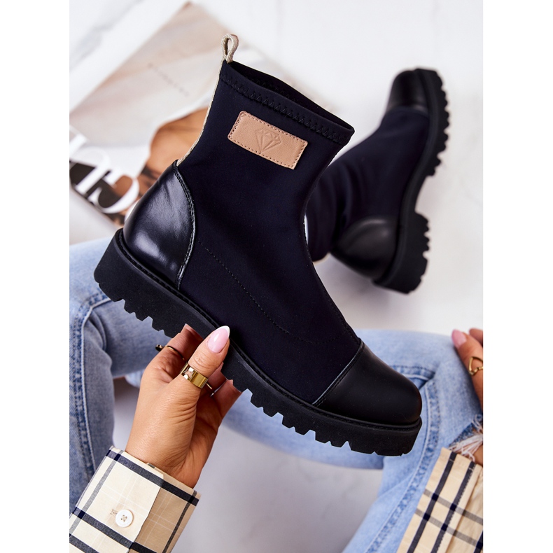 Slip-on in tessuto Nicole Nero 2705 1
