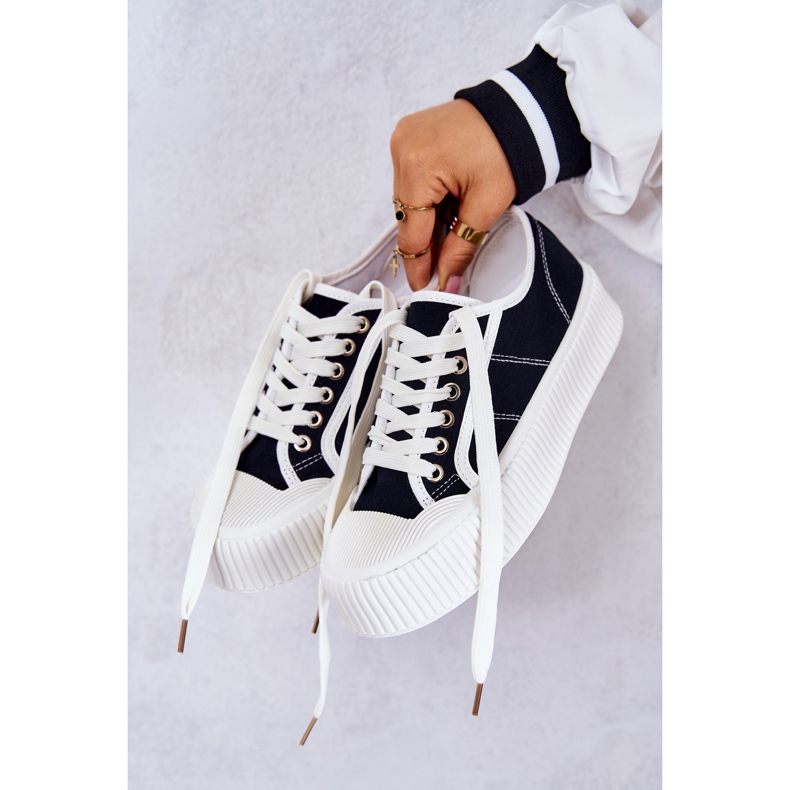 FB2 Sneakers basse sulla piattaforma Mischa nera nero 1