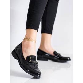 TRENDI Eleganti scarpe laccate nero 2