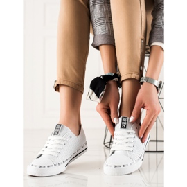 Sneakers Big Star da donna FF274024 bianca 2