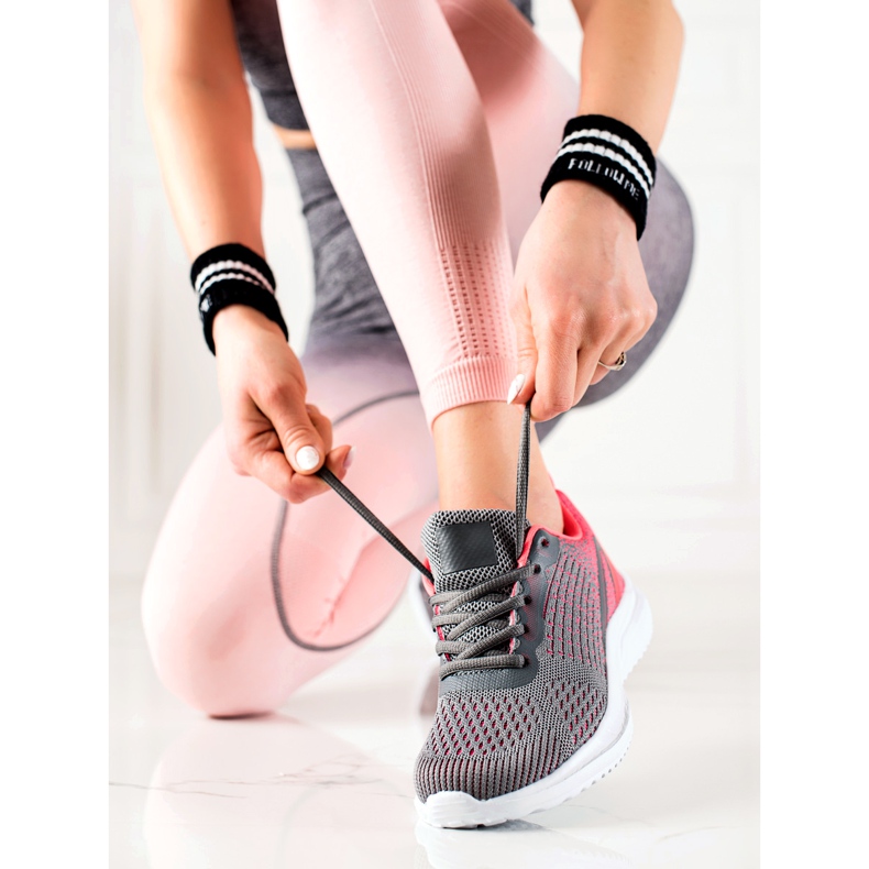 TRENDI Scarpe da ginnastica sportive grigio 1