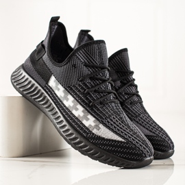 TRENDI Sneakers nere da uomo nero 2