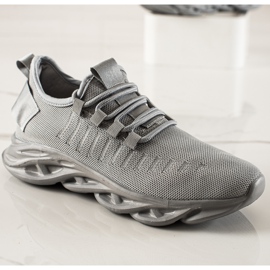 TRENDI Scarpe sportive da uomo alla moda grigio 2