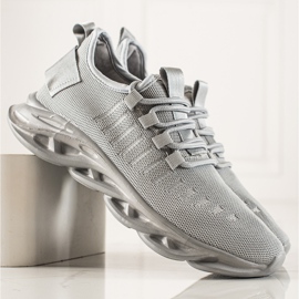 TRENDI Scarpe sportive da uomo alla moda grigio 1