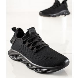 TRENDI Scarpe sportive da uomo alla moda nero 1