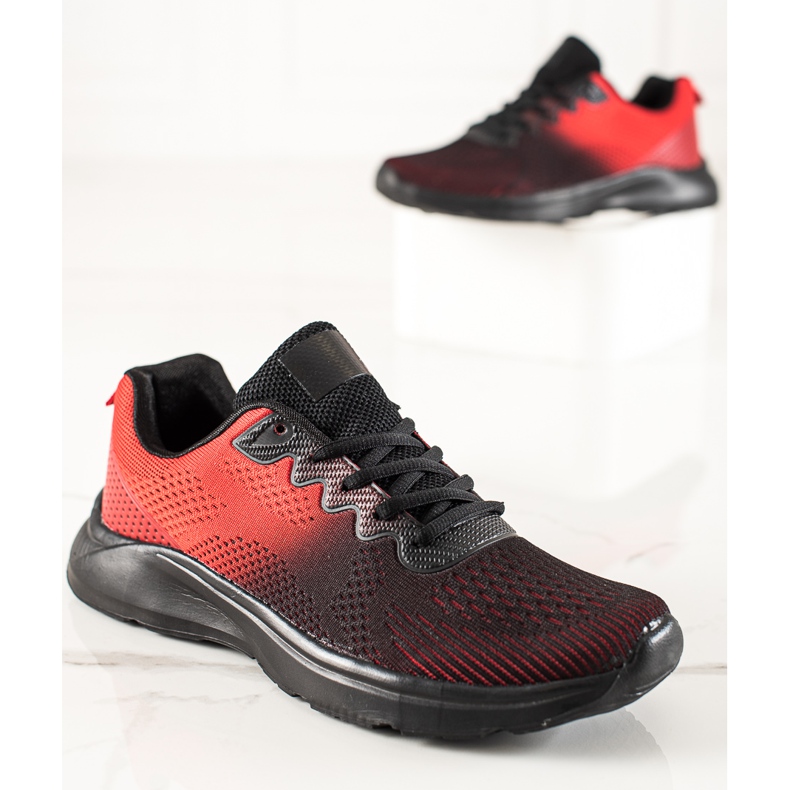 TRENDI Scarpe sportive da uomo rosso 1
