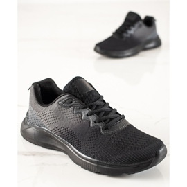 TRENDI Scarpe sportive da uomo nero 1