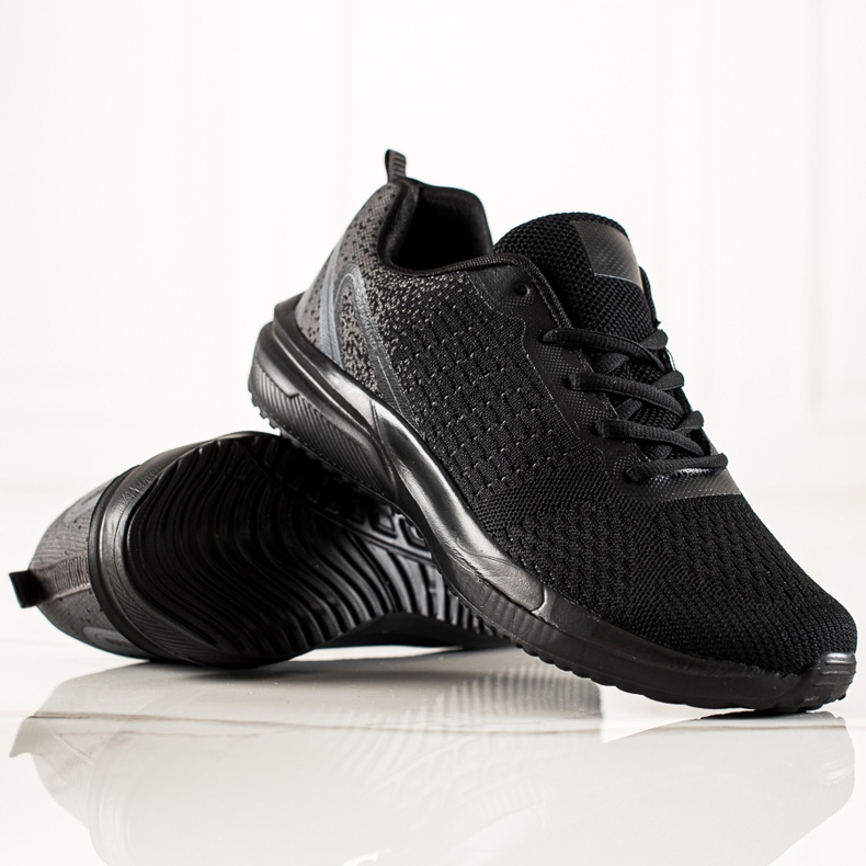TRENDI Scarpe sportive da uomo nero 1