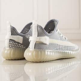 TRENDI Sneakers da uomo comode grigio 1