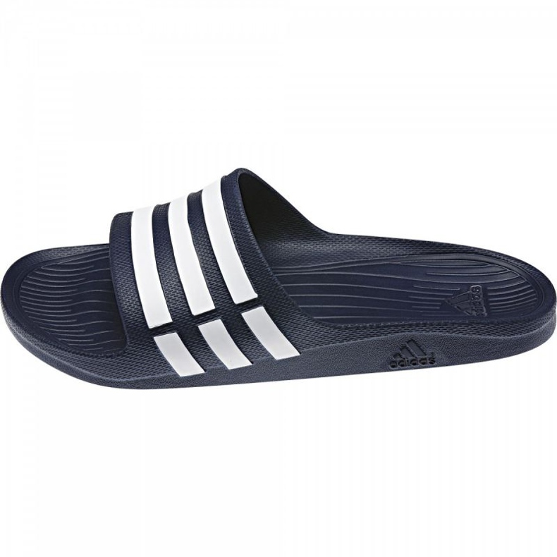 Ciabatte Adidas Duramo Slide G15892 bianco blu navy 2