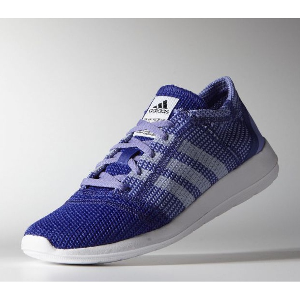 Scarpe da corsa adidas element refine tricot W B40629 viola blu 1