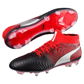 Scarpe da calcio Puma One 18.1 Syn Fg M 104869 01 multicolore nero 1