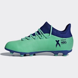 Scarpe da calcio Adidas X 17.1 Fg Jr CP8980 multicolore blu 1
