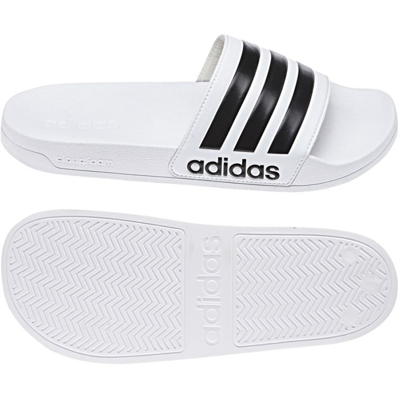 Ciabatte Adidas Adilette Shower AQ1702 bianca nero 1