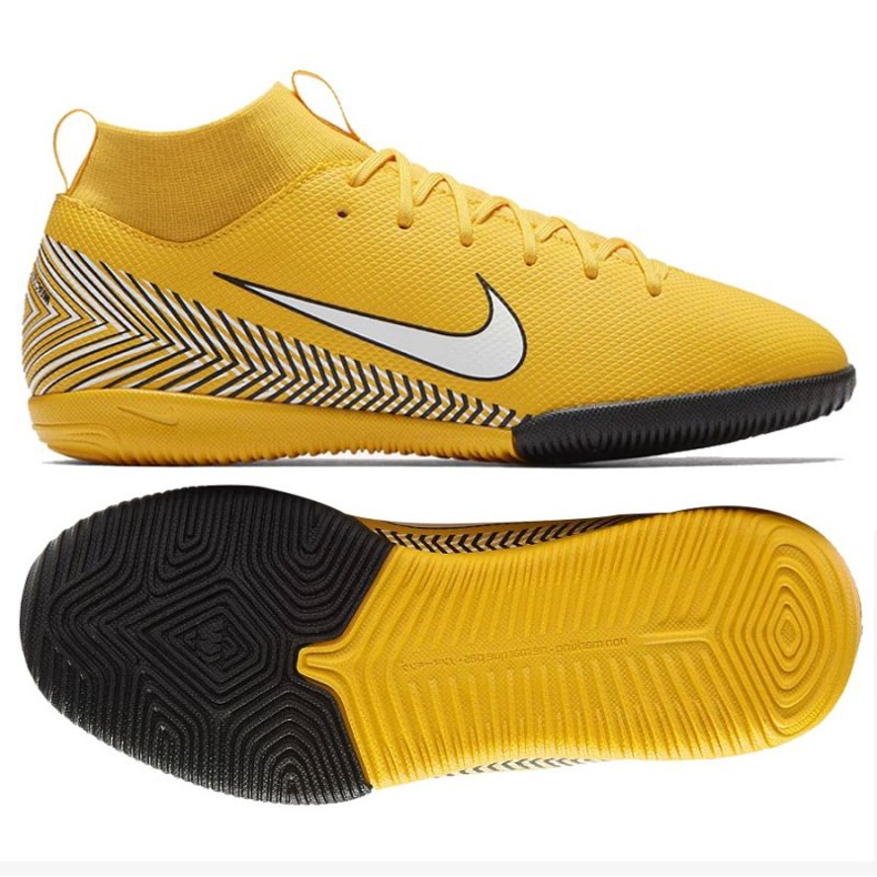 Nike Mercurial Superfly 6 Academy Gs Neymar Ic Jr AO2886-710 scarpe da calcio giallo gialli 1
