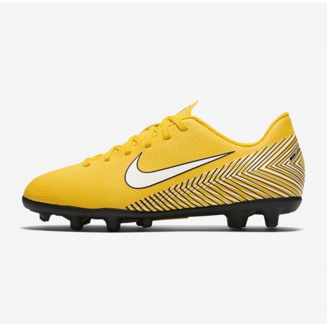 Nike Mercurial Vapor 12 Club Neymar Mg Jr AO9472-710 scarpe da calcio multicolore gialli 2