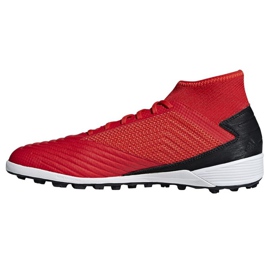 Scarpe da calcio Adidas Predator 19.3 Tf M D97962 rosso arance e rosse 1