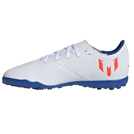 Scarpe da calcio Adidas Nemeziz Messi 19.4 Tf Jr F99929 multicolore bianco 1