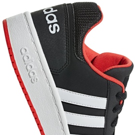 Scarpe adidas Hoops 2.0 Jr B76067 nero rosso 1