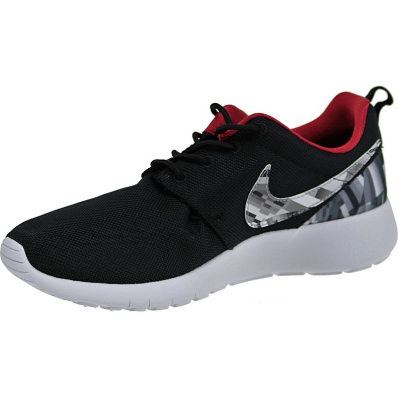Nike Roshe One Print Gs W 677782-012 scarpe nero 1