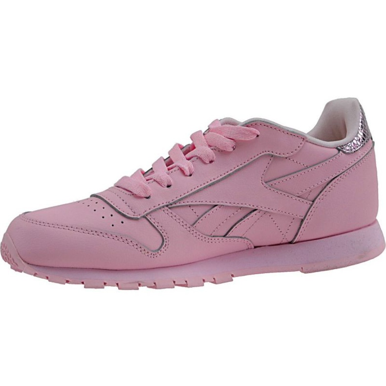 Scarpe Reebok Classic in pelle metallizzata BD5898 rosa 1
