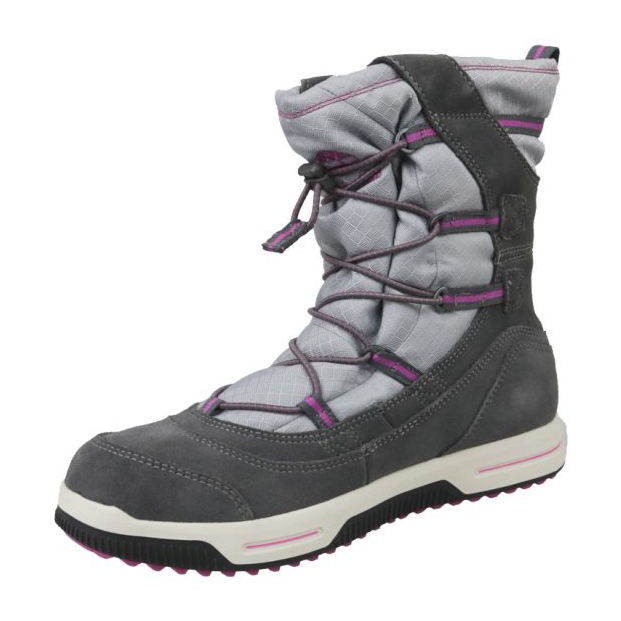 Timberland Snow Stomper Pull On Wp Jr A1UJ7 scarpe invernali grigio 1