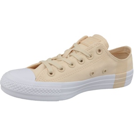 Converse Ctas Ox W 163306C scarpe beige 1
