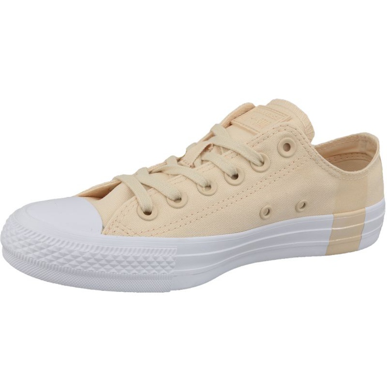 Converse Ctas Ox W 163306C scarpe beige 1
