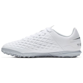 Scarpa da calcio Nike Tiempo Legend 8 Club Tf Jr AT5883-100 multicolore bianco 1
