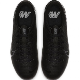Nike Mercurial Vapor 13 Academy FG / MG Jr AT8123 001 Scarpe da calcio nere nero nero 1