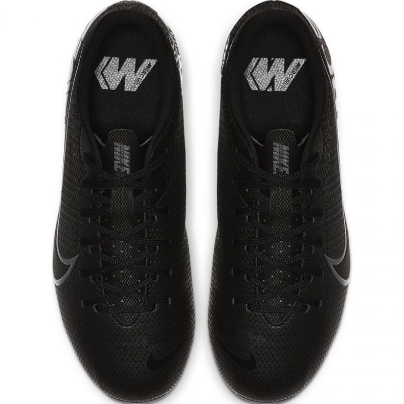 Nike Mercurial Vapor 13 Academy FG / MG Jr AT8123 001 Scarpe da calcio nere nero nero 1