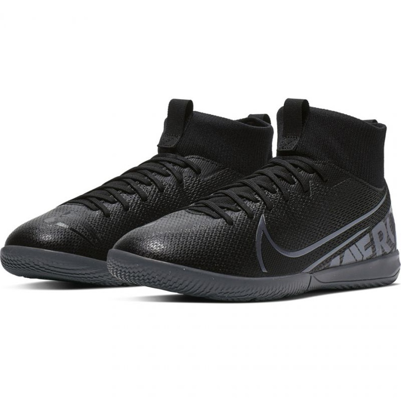 Nike Mercurial Superfly 7 Academy Ic Jr AT8135 001 Scarpe da calcio nere nero nero 1