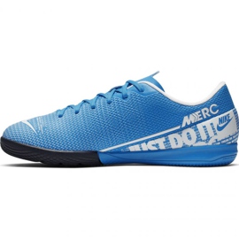 Nike Mercurial Vapor 13 Academy Ic Jr AT8137-414 scarpe da calcio blu blu 1