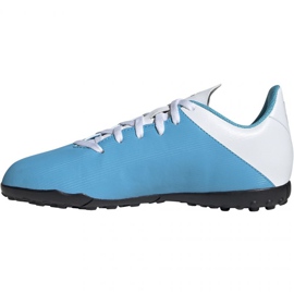 Scarpe da calcio Adidas X 19.4 Tf Jr F35347 multicolore blu 1