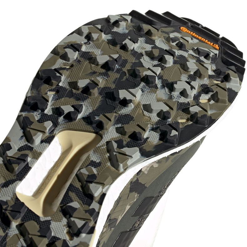 Scarpe da trekking adidas Terrex Free Hiker M EF0774 nero grigio multicolore verde 1
