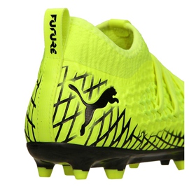 Scarpe da calcio Puma Future 4.3 Netfit Fg / Ag Jr 105693-03 multicolore giallo 1