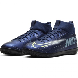 Scarpa da calcio Nike Mercurial Superfly 7 Academy Mds Ic Jr BQ5529 401 blu navy blu 1