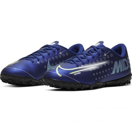Scarpa da calcio Nike Mercurial Vapor 13 Academy Mds Tf Jr CJ1178 401 blu navy blu e blu navy 1