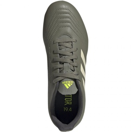Scarpe da calcio Adidas Predator 19.4 FxG Jr EF8221 multicolore grigio 1