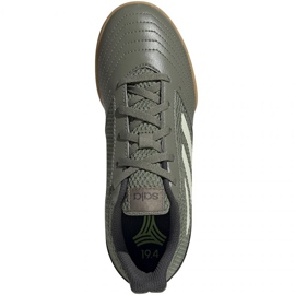 Scarpe da calcio Adidas Predator 19.4 In Jr EF8224 verde verde 1