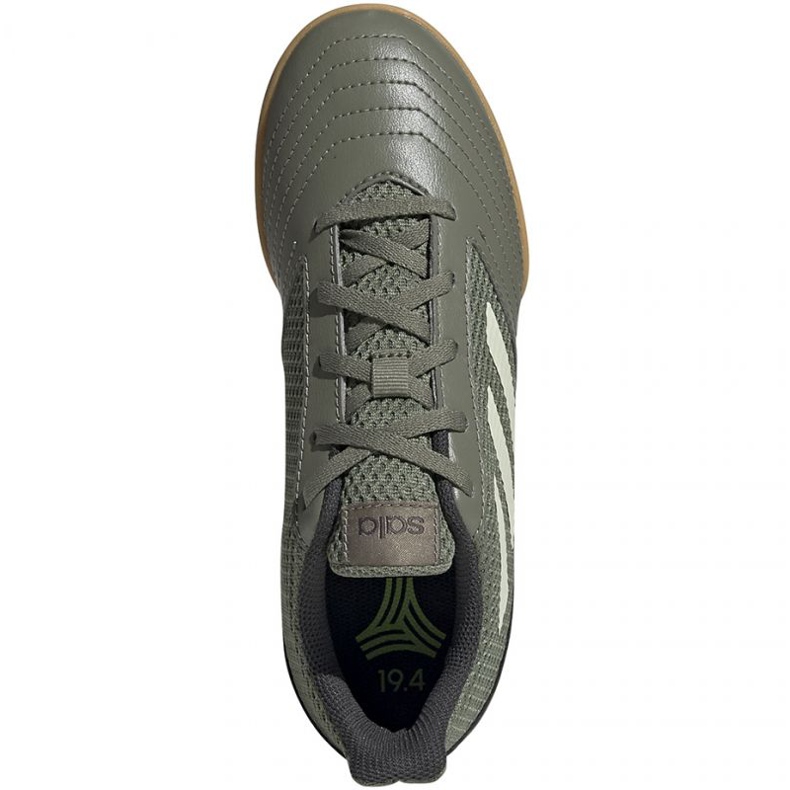Scarpe da calcio Adidas Predator 19.4 In Jr EF8224 verde verde 1