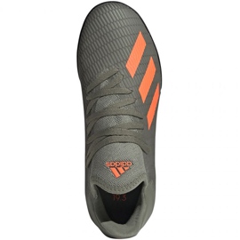 Scarpe da calcio Adidas X 19.3 Tf Jr EF8375 verde verde 1