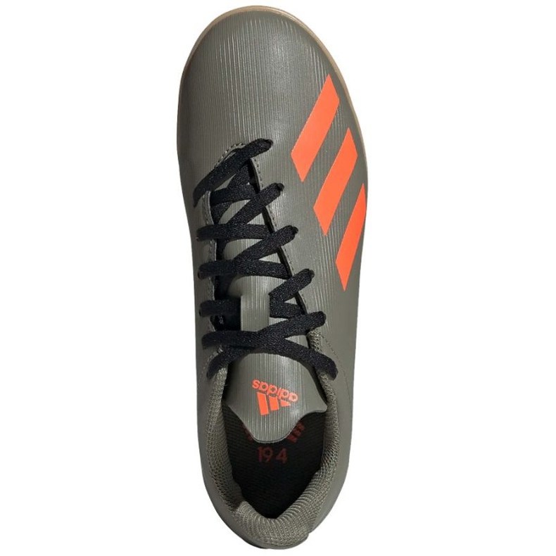 Scarpe da calcio Adidas X 19.4 In Jr EF8379 sfumature di grigio 1