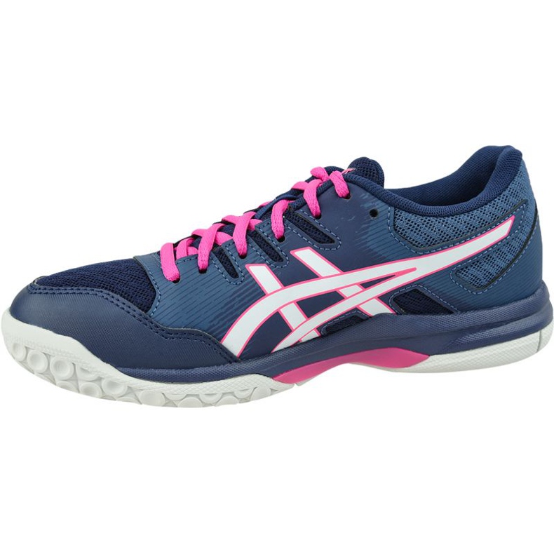 Asics Gel-Rocket 9 W 1072A034-401 scarpe da pallavolo blu navy blu 1