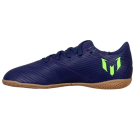 Scarpe da calcio Adidas Nemeziz Messi 19.4 In Jr EF1817 multicolore blu navy 1