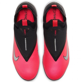 Scarpe indoor Nike React Phantom Vsn 2 Pro Df Ic M CD4170-606 rosso arance e rosse 1